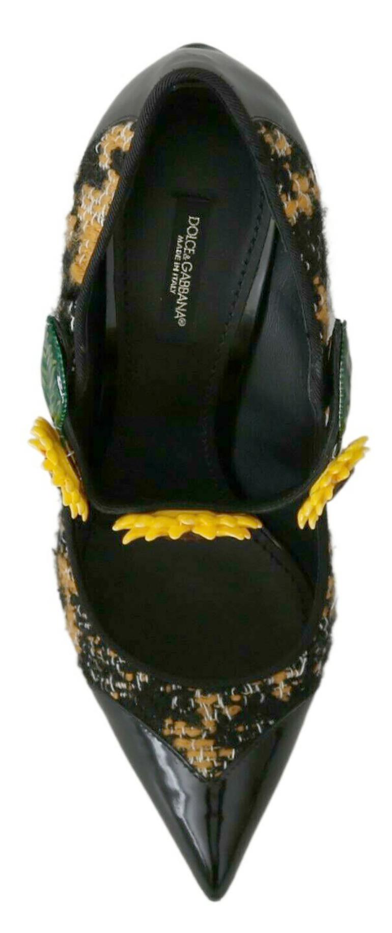 black and yellow dolce and gabbana shoes