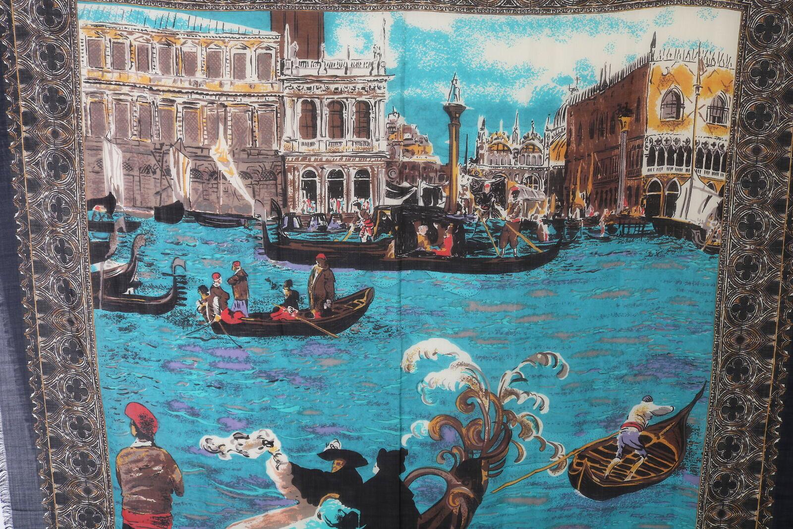 Dolce & Gabbana Cashmere Silk blended Venezia unisex scarf wrap 

65% cashmere, 35% silk 

140x140cm 

Brand new with tags. 

Please check my other DG clothing & accessories!
