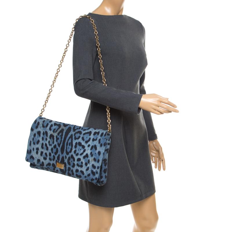 black leopard print purse
