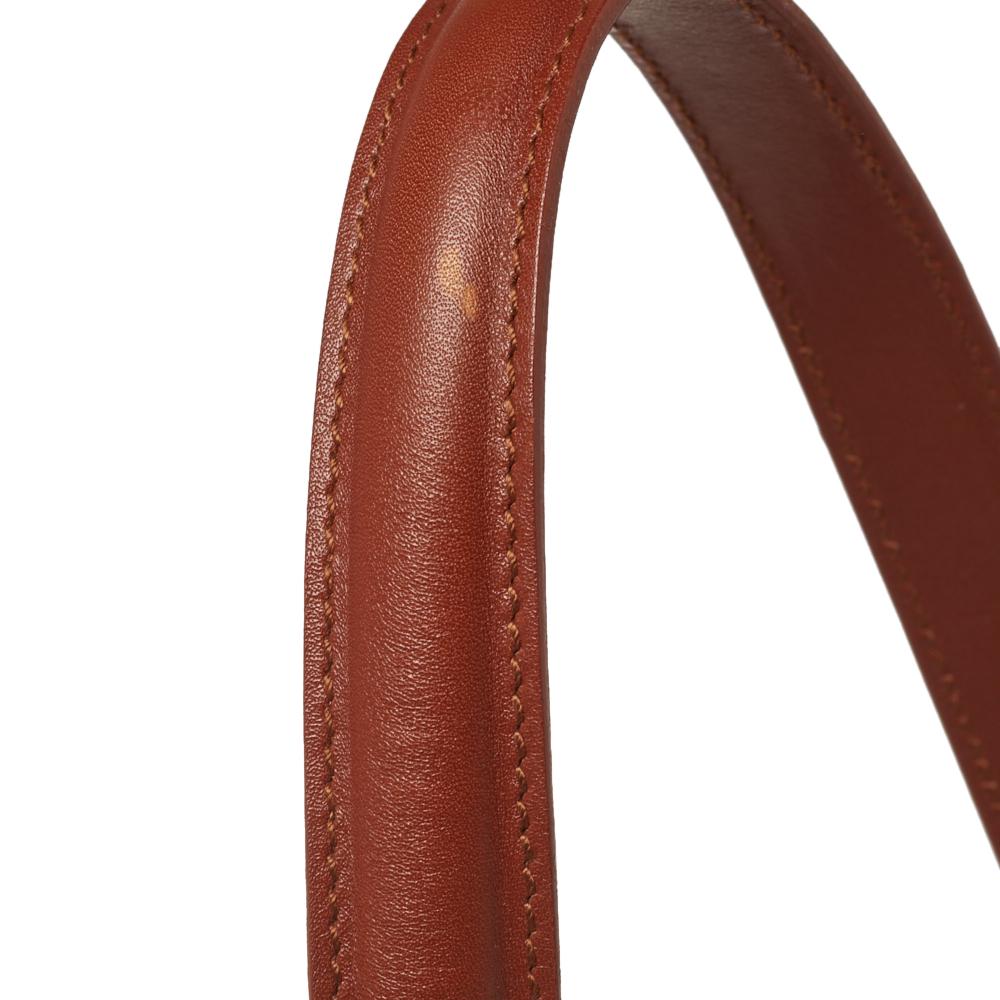 Dolce & Gabbana Blue/Brown Leather and Denim Buckle Detail Satchel Bag 3