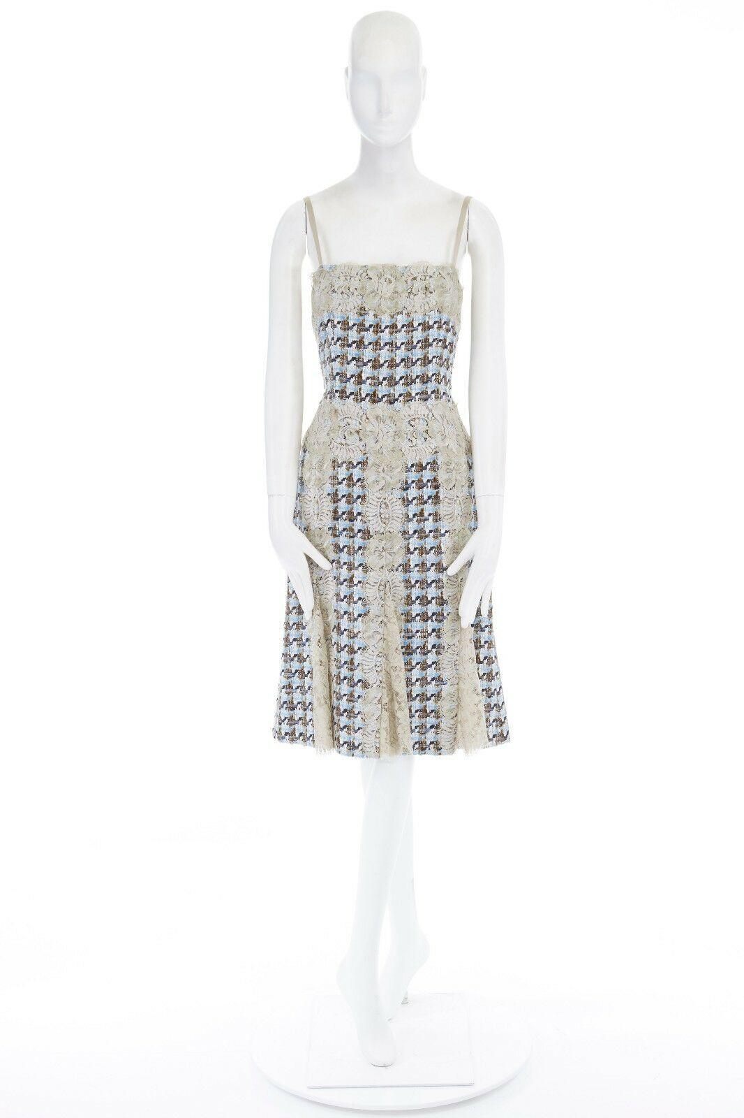 dolce and gabbana tweed dress