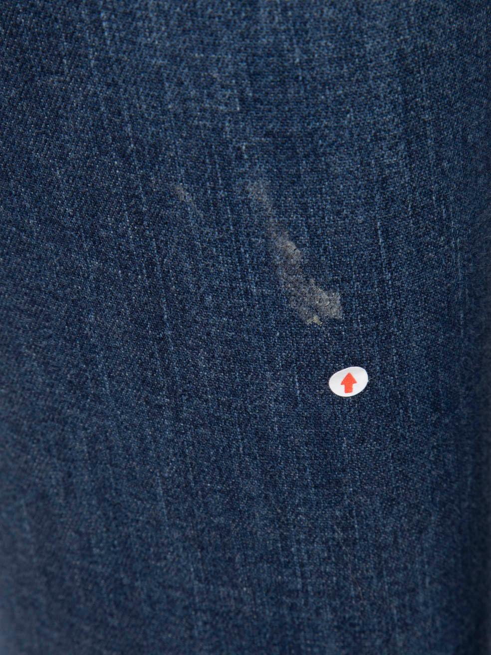 Dolce & Gabbana Blue Denim Cropped Jeans Size XS In Good Condition For Sale In London, GB