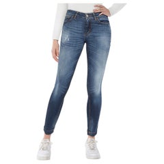 Dolce 
Gabbana Blue Denim Cropped Jeans Size XS
