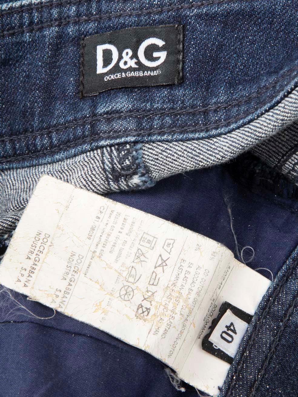 De las mujeres Dolce & Gabbana Minifalda ajustada vaquera azul Talla S en venta