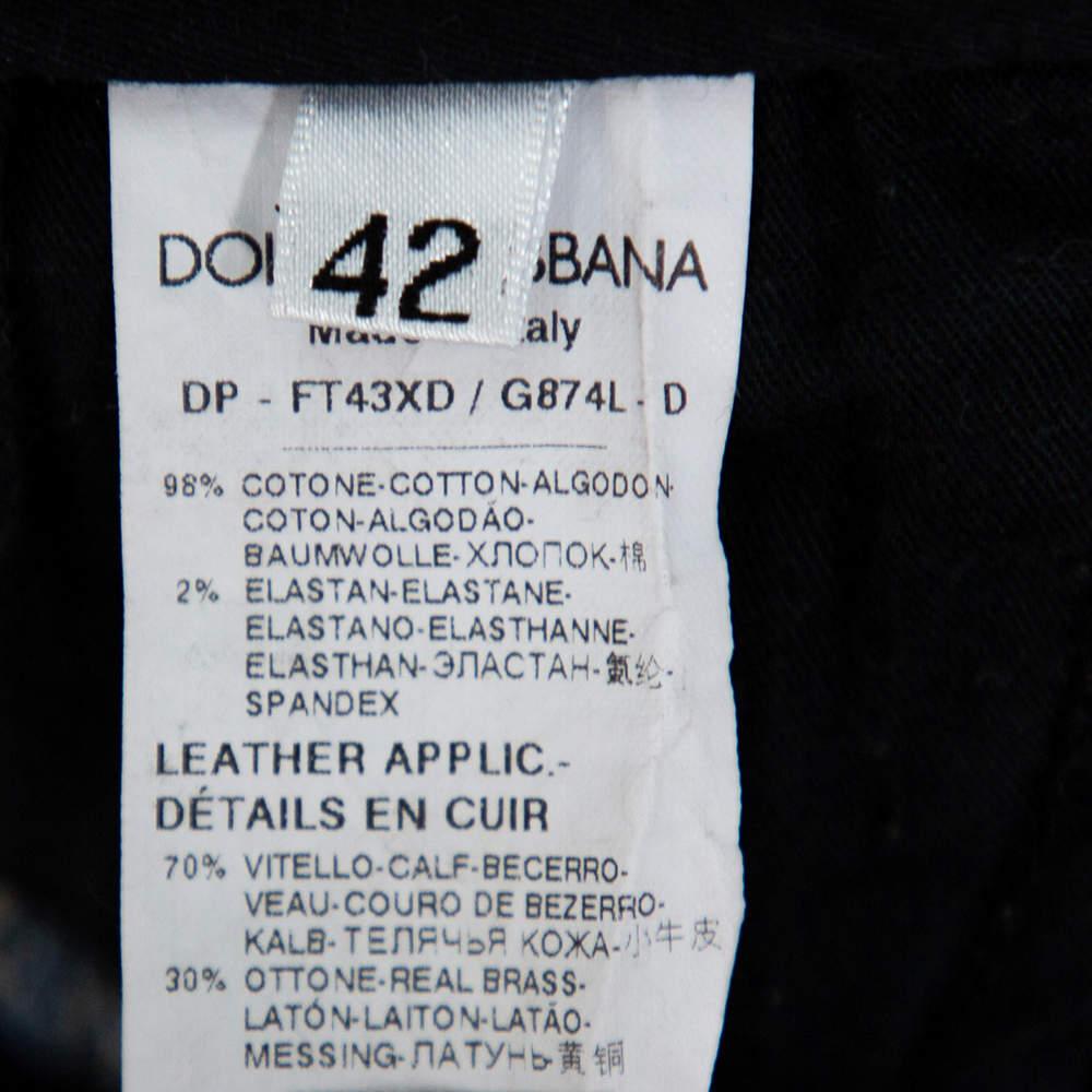 Dolce & Gabbana Blue Denim Skinny Audrey Jeans M For Sale 3