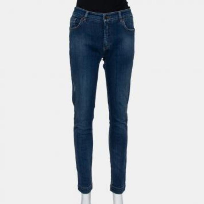 Dolce & Gabbana Blue Denim Skinny Audrey Jeans M For Sale 4