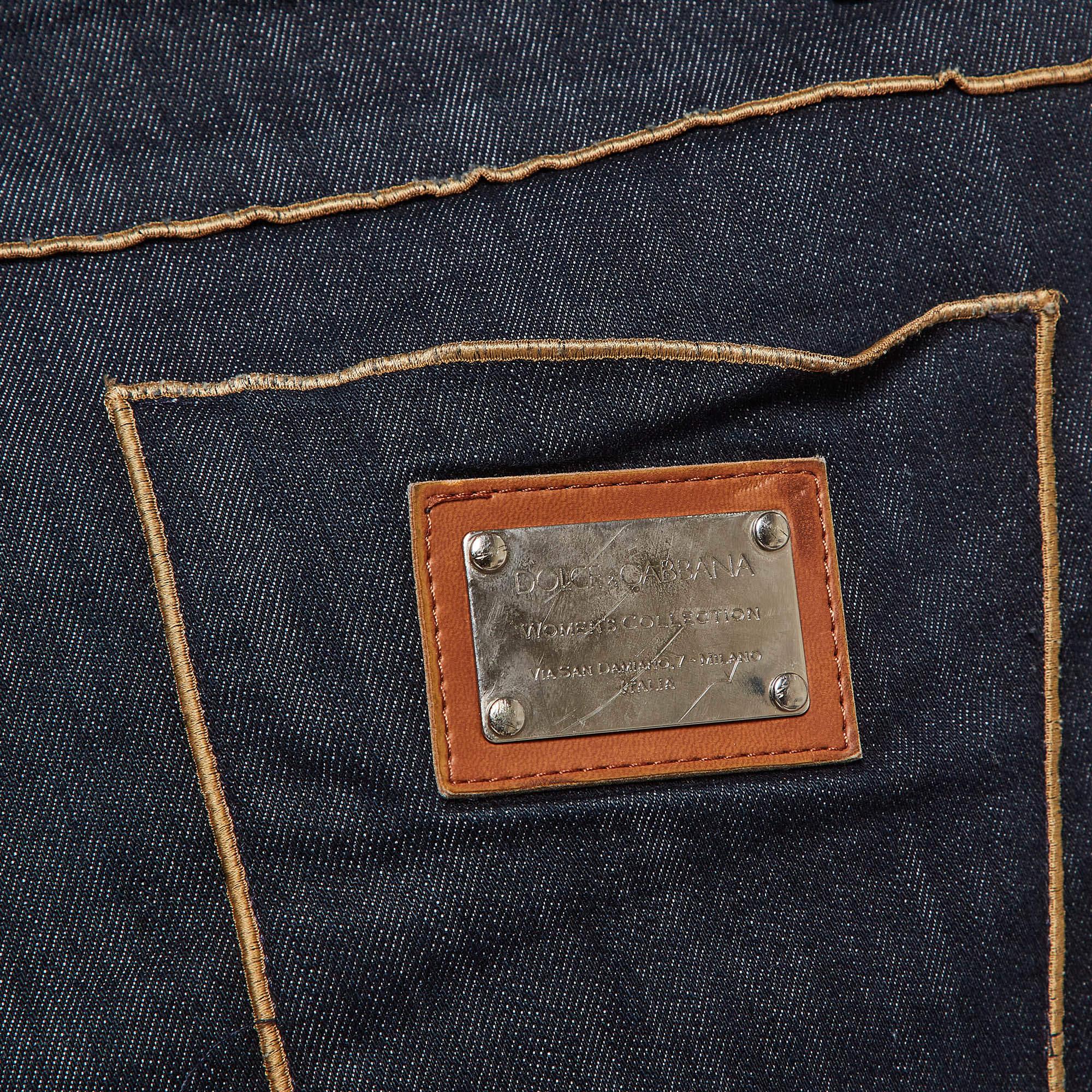 Dolce & Gabbana Pantalón ancho vaquero azul  Vaqueros S Cintura 30 en venta 1