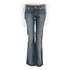 Dolce 
Gabbana Blue Flared Denim Jeans Size L