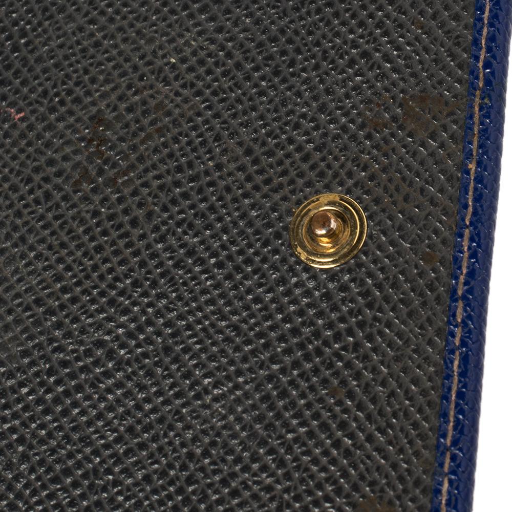 Dolce & Gabbana Blue Leather Miss Sicily Von Wallet on Chain 9