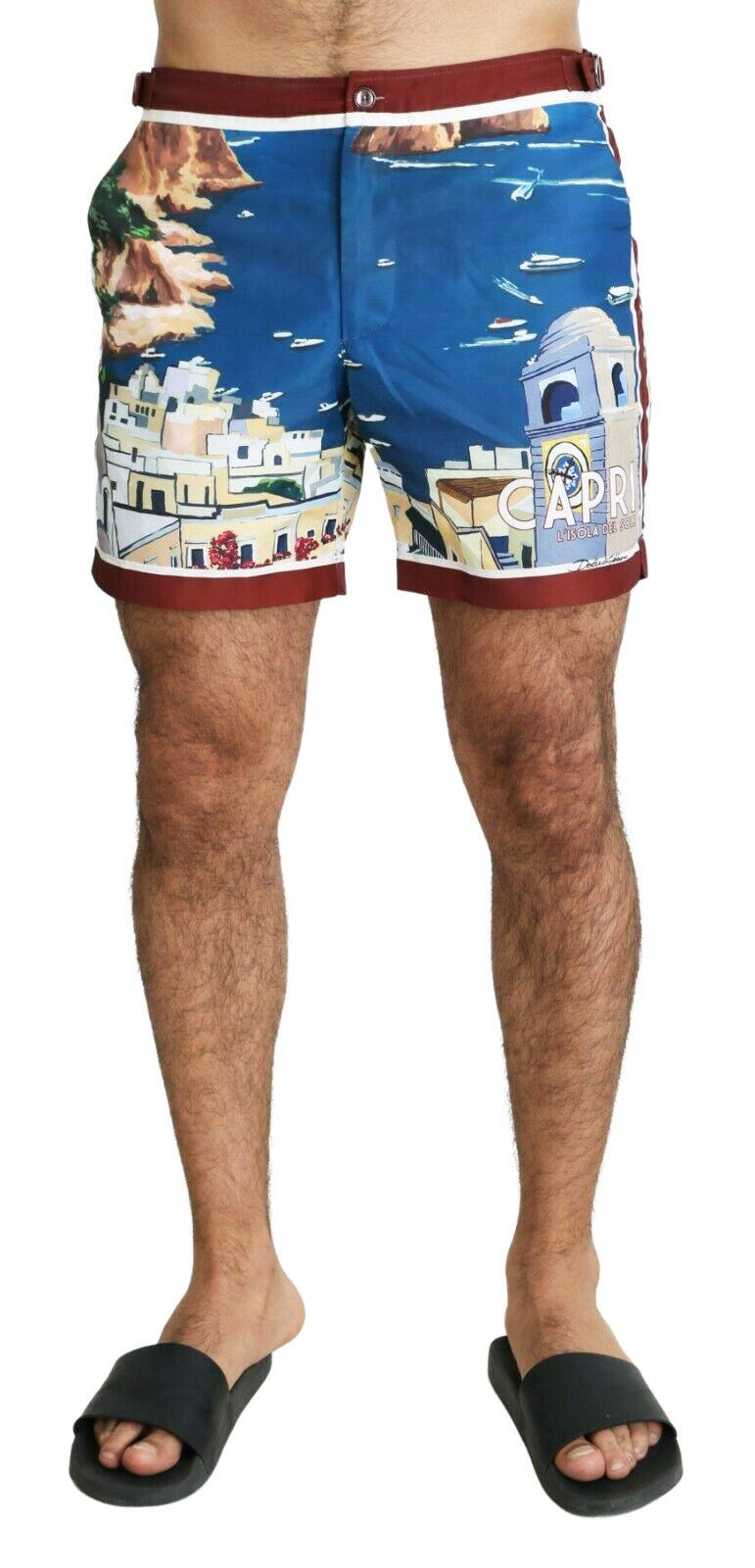 DOLCE & GABBANA

Absolutely stunning, 100% Authentic, exclusive brand new with tags Dolce & Gabbana Beachwear with Capri printed expandable swim shorts. Board shorts with pockets, closure with button and logoed zip.



Modell: Swimshorts Trunks
