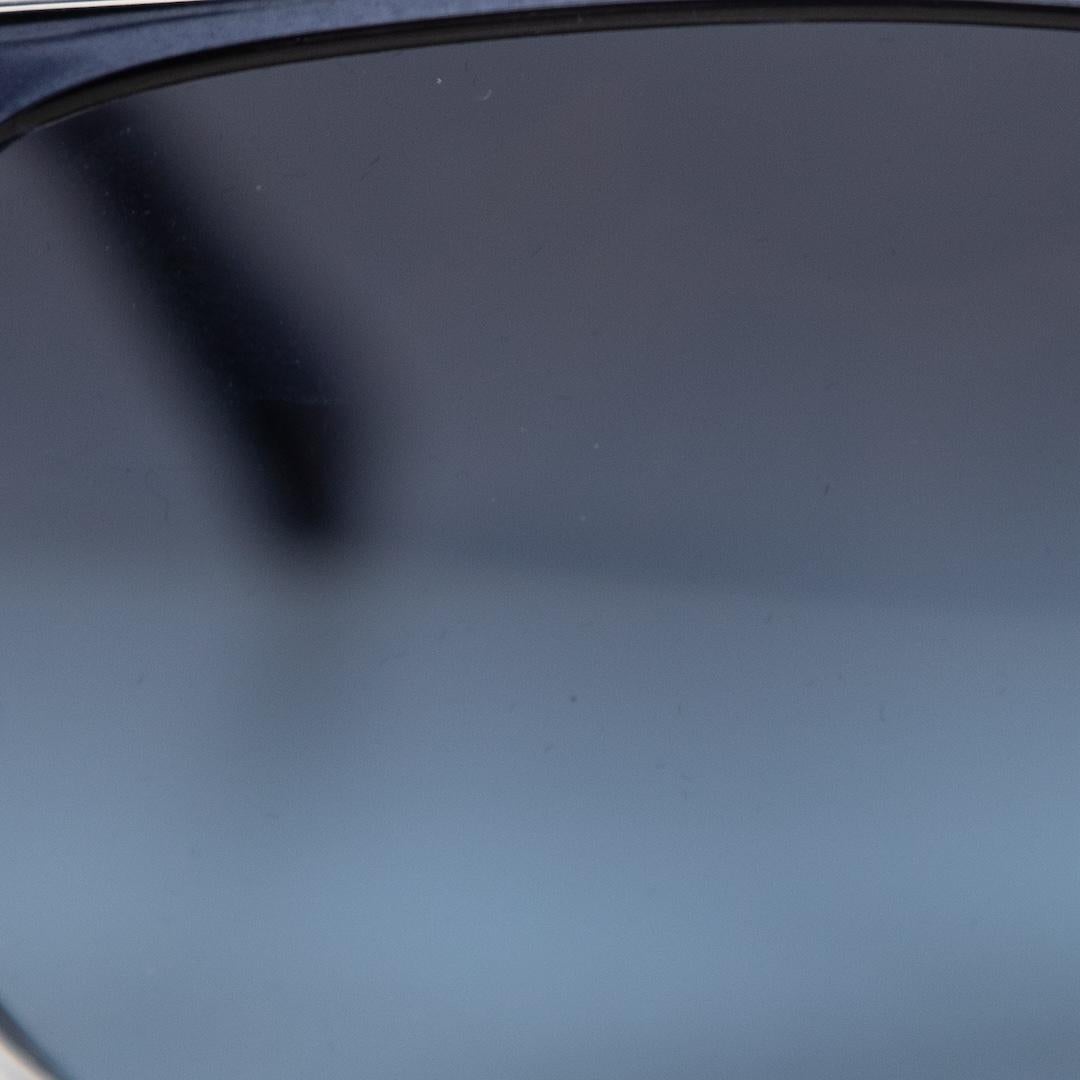 Women's Dolce & Gabbana Blue Oversized Gradient Sunglasses For Sale