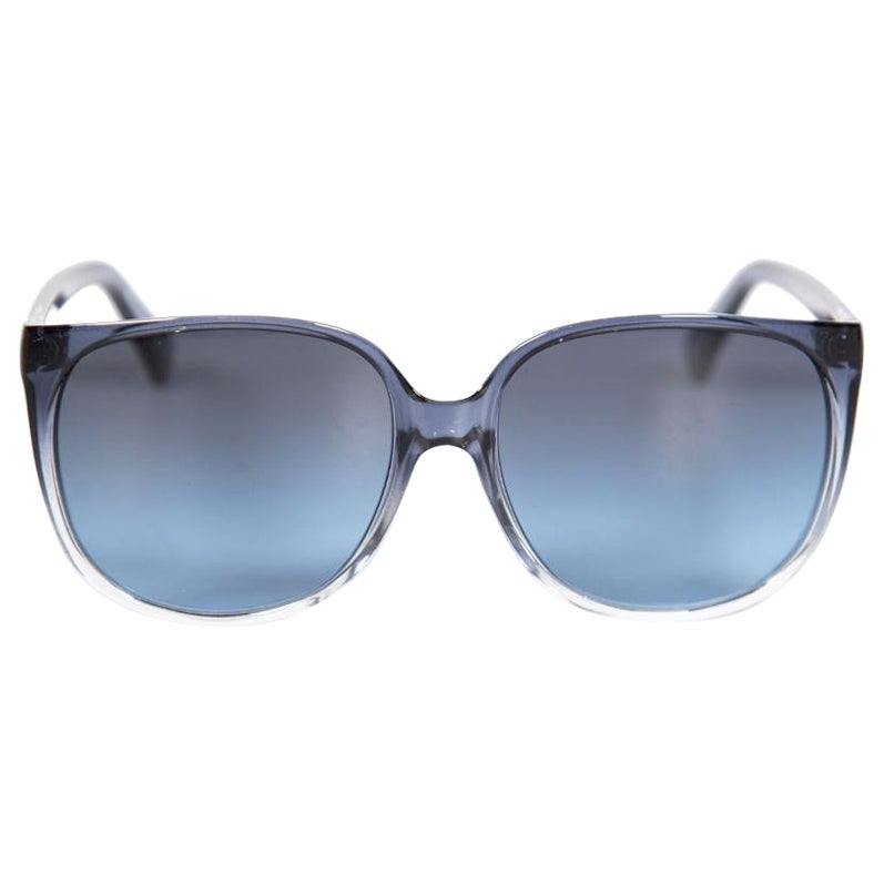 Dolce 
Gabbana Blue Oversized Gradient Sunglasses