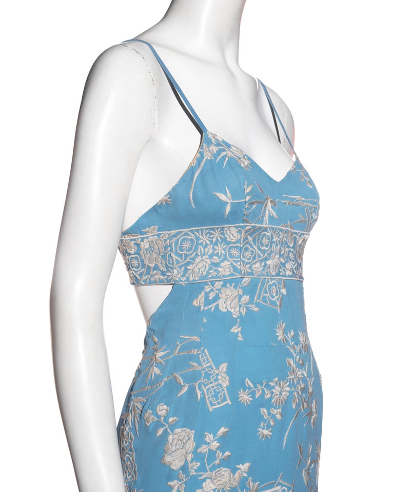 dolce gabbana blue floral dress Dolce & Gabbana Mini Dress
