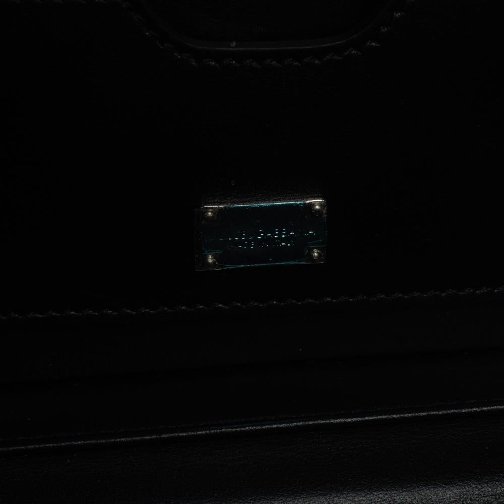 Dolce & Gabbana Blue/Silver Wood Walkman Box Clutch Bag 4