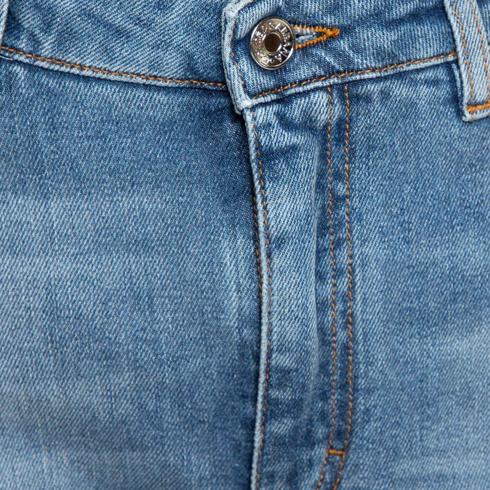 Dolce & Gabbana Blue Stretch Denim High-Waisted Audrey Fit Jeans IT 44 In New Condition In Dubai, Al Qouz 2