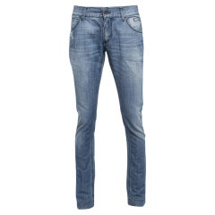 Dolce & Gabbana Blue Washed Denim 14 Jeans L Waist 34"