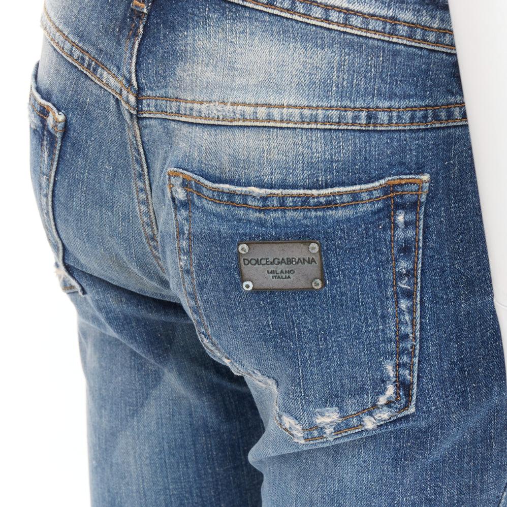 DOLCE GABBANA vaqueros con placa del logotipo azul lavado envejecido mate IT40 S
Referencia: GEGG/A00010
Marca: Dolce & Gabbana
Diseñador: Domenico Dolce y Stefano Gabbana
Material: Denim
Color: Azul
Patrón: Sólido
Cierre: Bragueta con