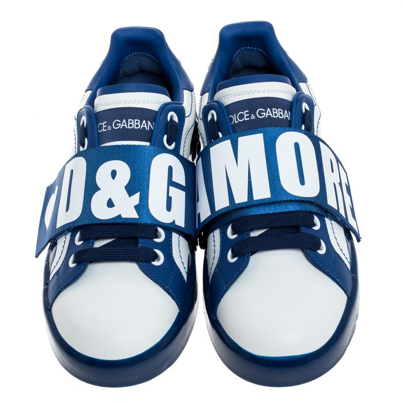 dolce and gabbana blue shoes