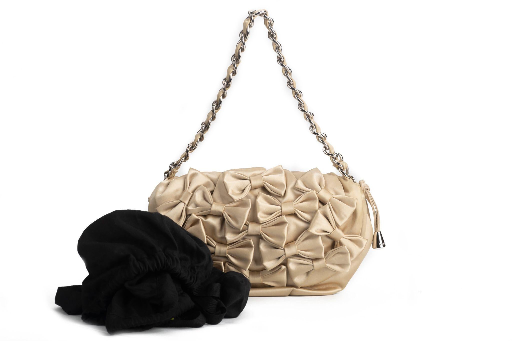 Dolce & Gabbana Bow Bag, Cream/White For Sale 2