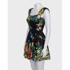 Dolce & Gabbana Bright Print Cotton Mini Dress IT40/S