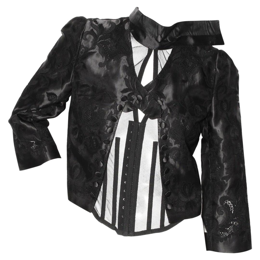 Dolce & Gabbana Brocade Corset Jacket