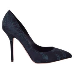 Dolce & Gabbana - Brocade Pumps BELLUCCI Black Green