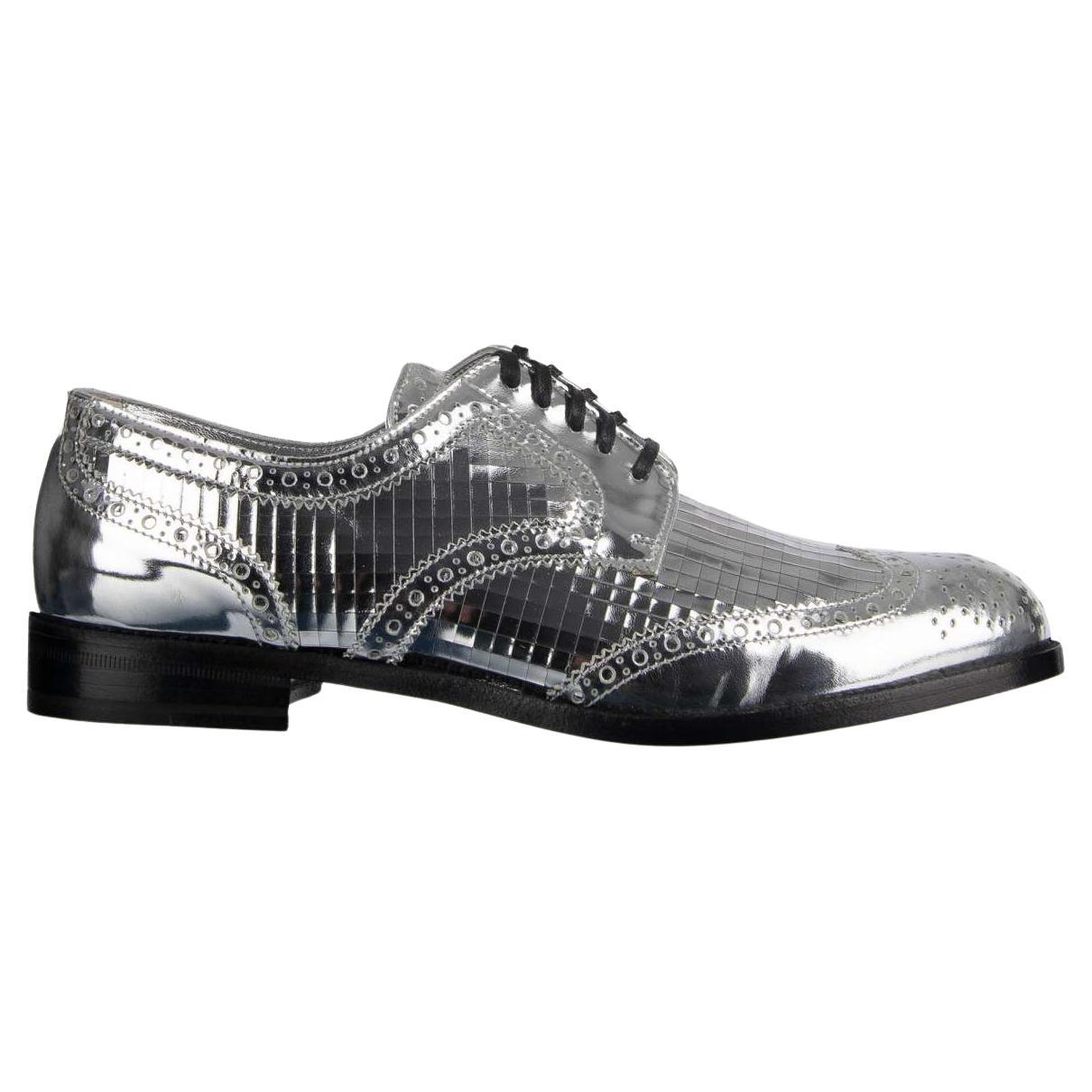 Dolce & Gabbana - Brogues Shoes BOY DONNA Silver EUR 36 For Sale