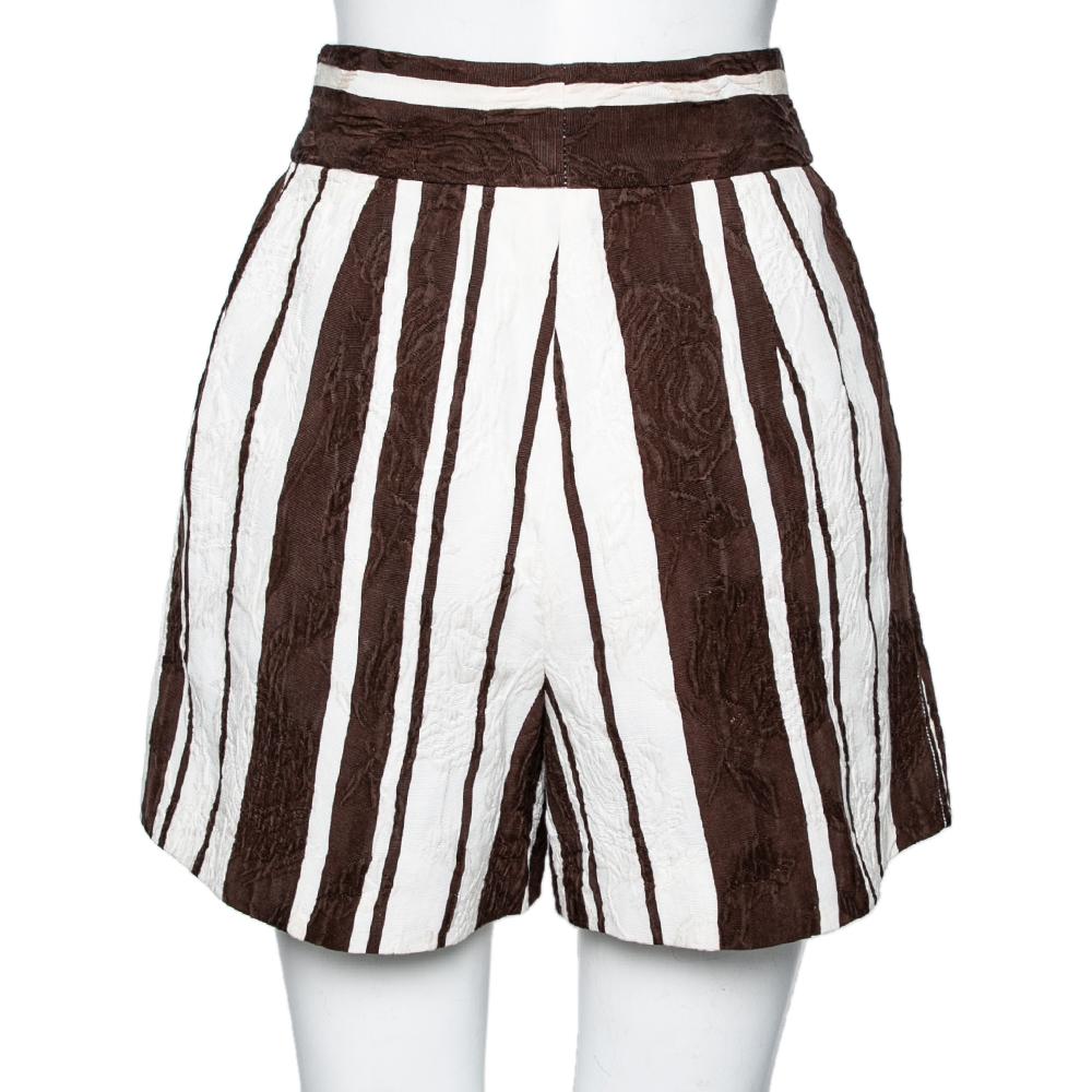 Dolce & Gabbana Wool 60s Print Gabardine Shorts in Green Womens Clothing Shorts Mini shorts Save 22% 