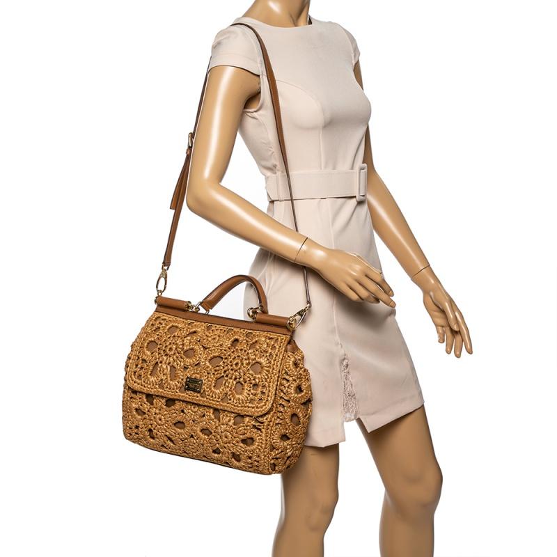 dolce and gabbana raffia bag