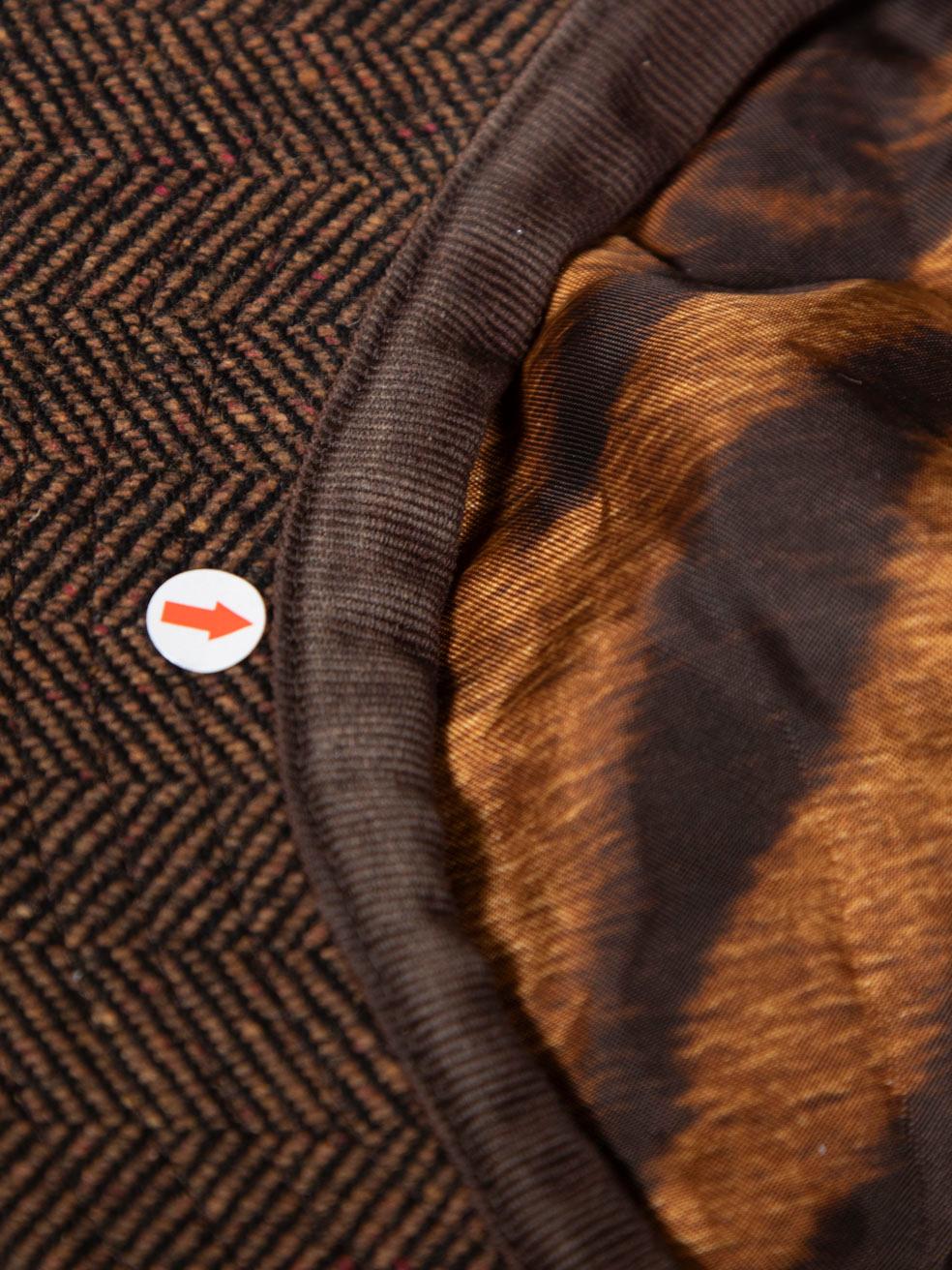 Dolce & Gabbana Brown DG Tweed Flat Cap 3