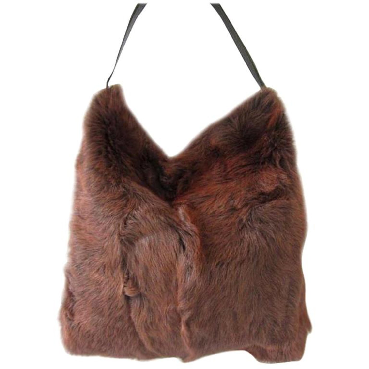 DOLCE and GABBANA Brown Fur Tote Bag Handbag HOBO Purse New Never used For  Sale at 1stDibs | brown fur purse, dolce and gabbana fur bag, brown fluffy tote  bag