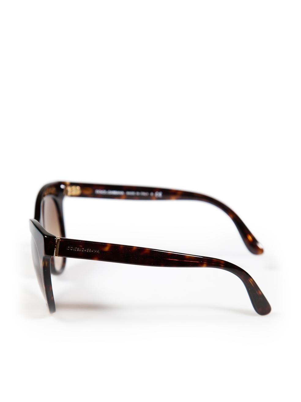 Women's Dolce & Gabbana Brown Gradient Tortoiseshell Sunglasses For Sale