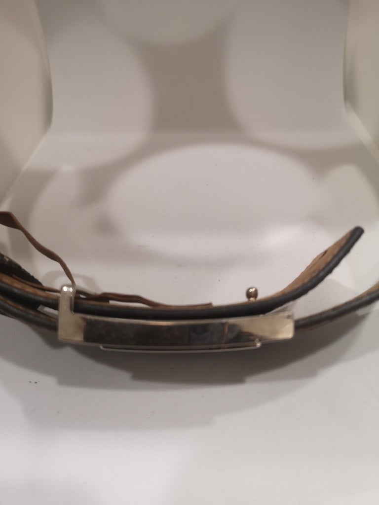 Dolce & Gabbana brown leather belt In Good Condition For Sale In Capri, IT
