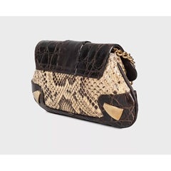 Dolce & Gabbana Brown Leather Crossbody Bag