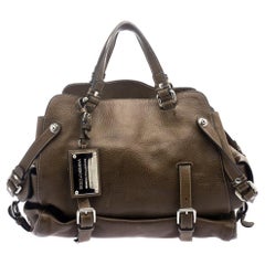 Dolce & Gabbana Brown Leather Miss Forever Tote