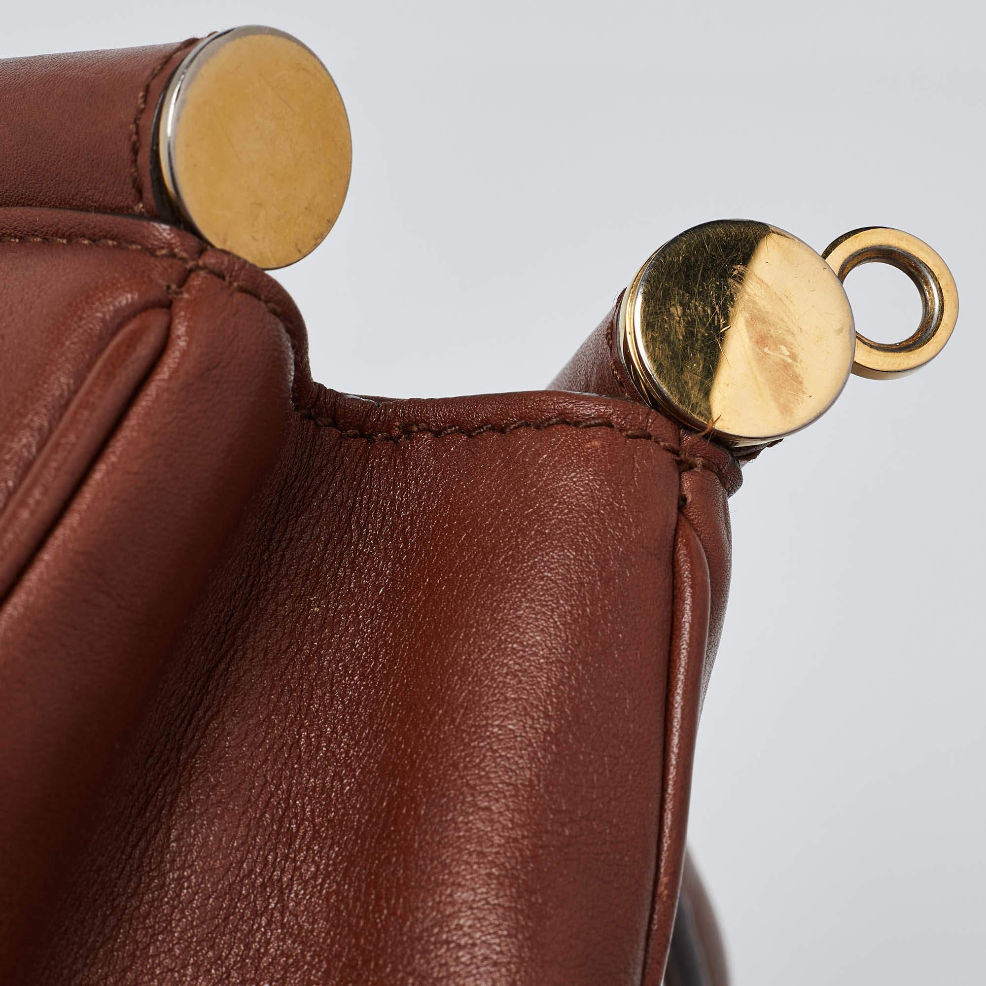 Dolce & Gabbana Brown Leather Miss Sicily Tote 1
