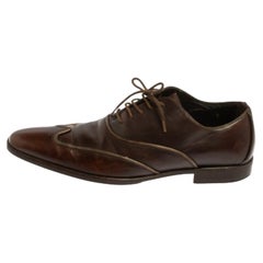 Dolce & Gabbana Brown Leather Oxford  Size 40