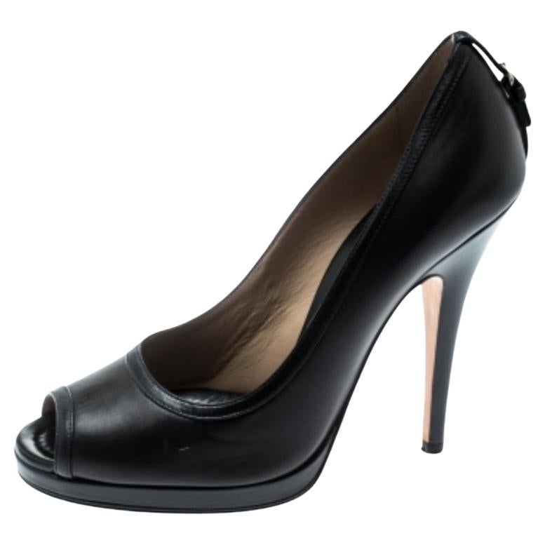 Dolce & Gabbana - Décolleté in pelle marrone taglia 40