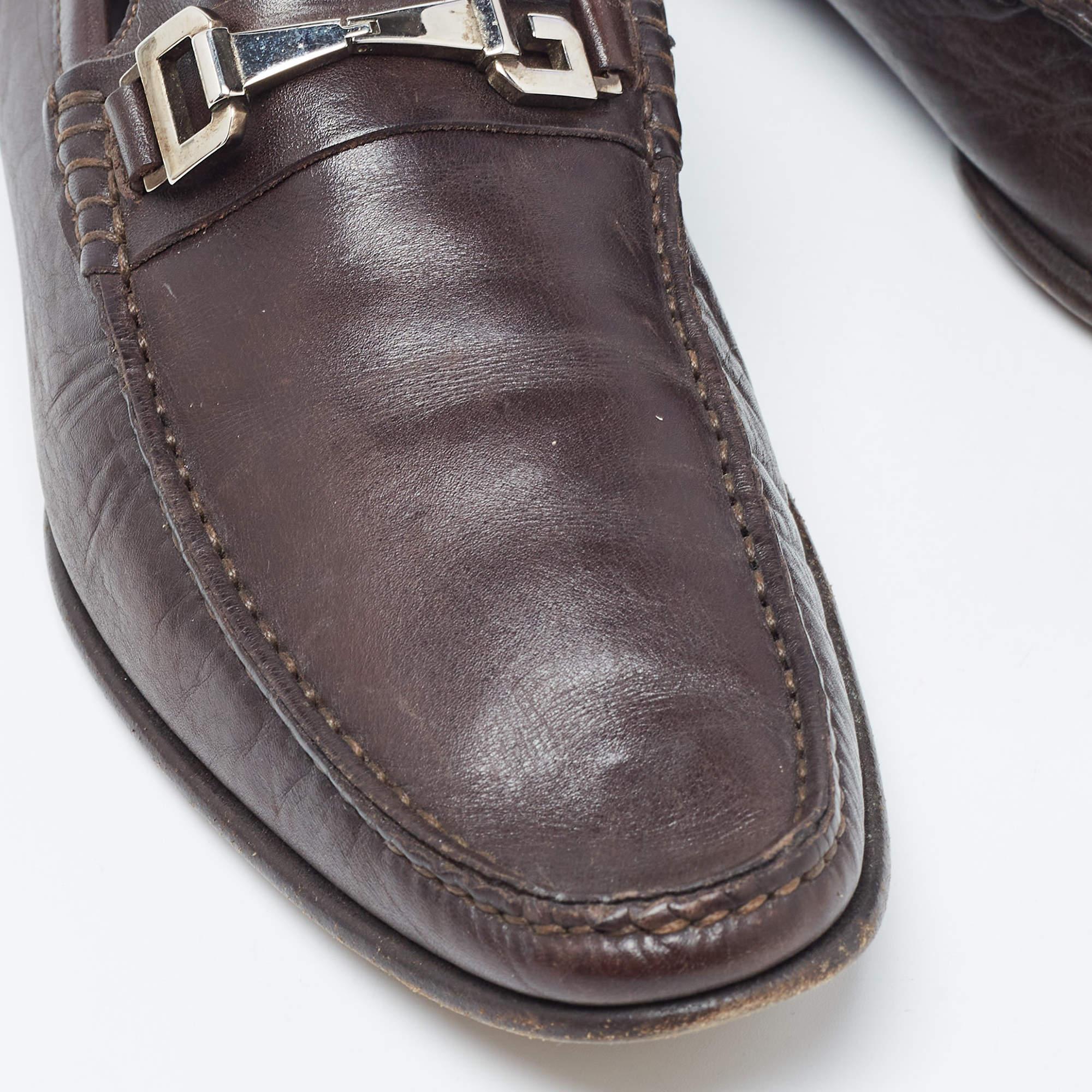 Dolce & Gabbana Mocassins Penny en cuir Brown Taille 39.5 3