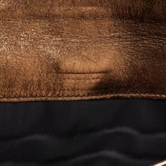 Dolce & Gabbana Brown Leopard Print Calfhair & Patent Leather Continental Wallet