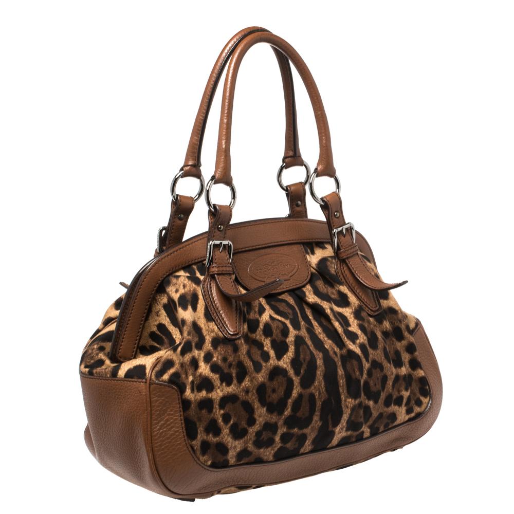 leopard print satchel