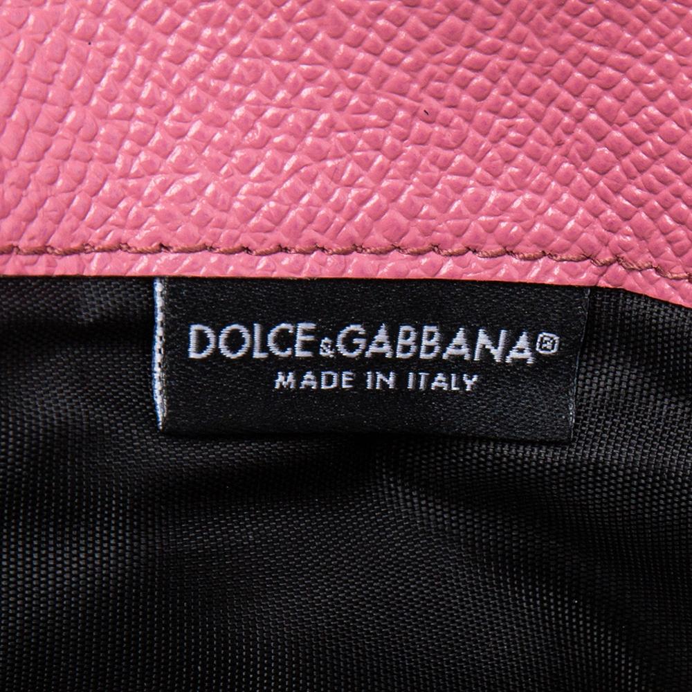 Dolce & Gabbana Brown Leopard Print Coated Canvas Flap Continental Wallet In Good Condition In Dubai, Al Qouz 2