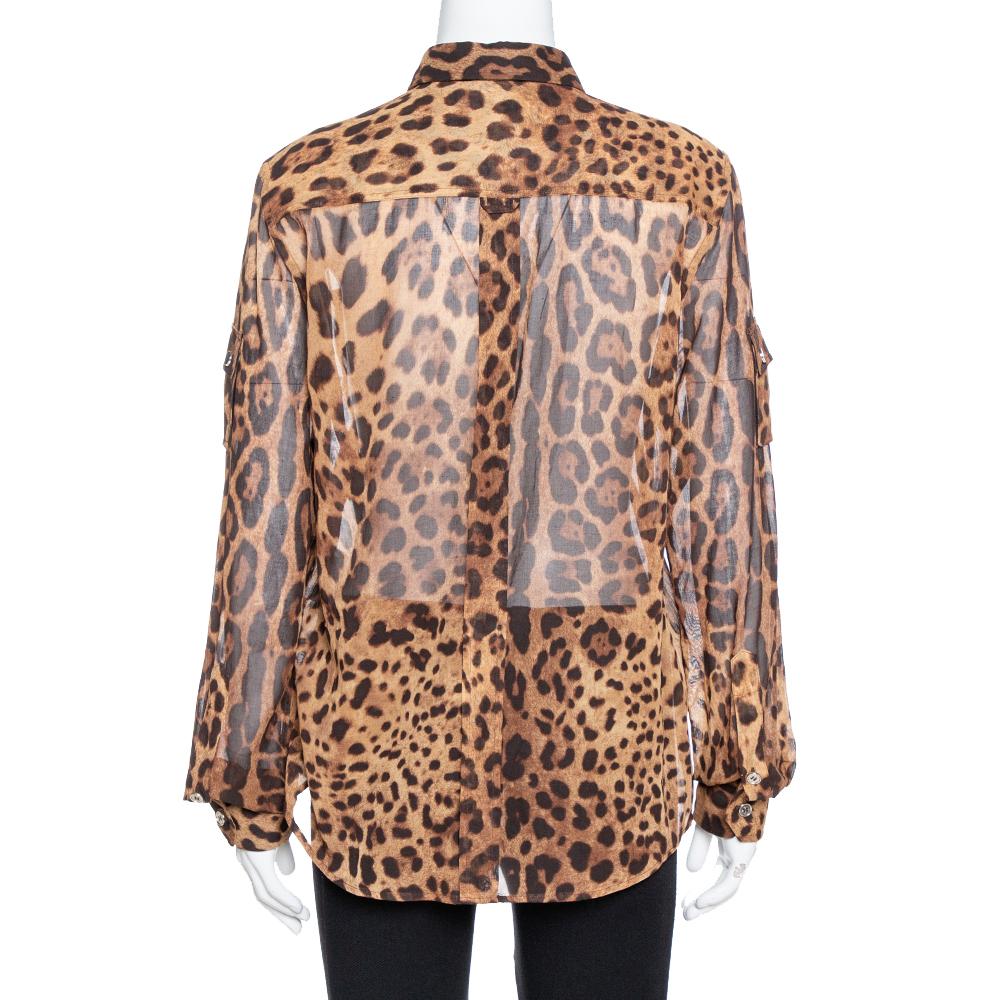 dolce gabbana leopard top