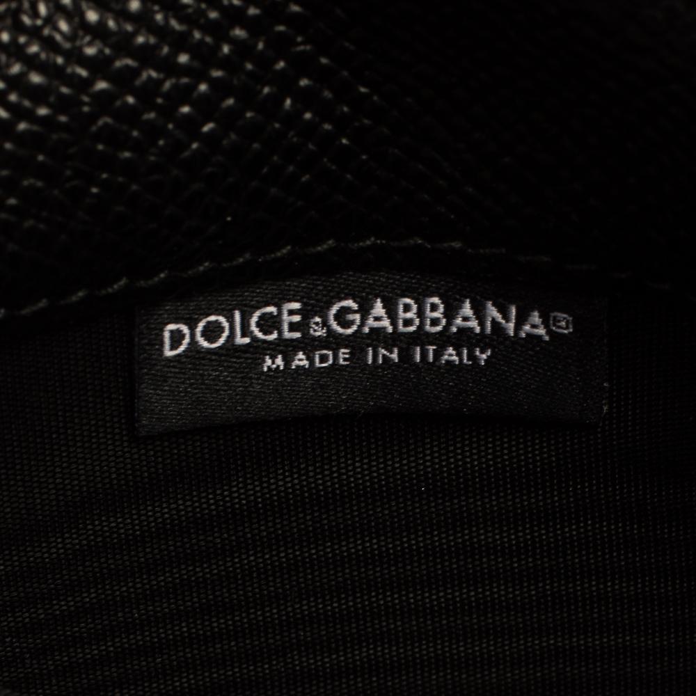 Dolce & Gabbana Portafoglio Miss Sicily Von in pelle marrone stampa leopardo con catena 4