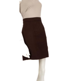 Dolce & Gabbana Brown Mini A Line Skirt Size XS