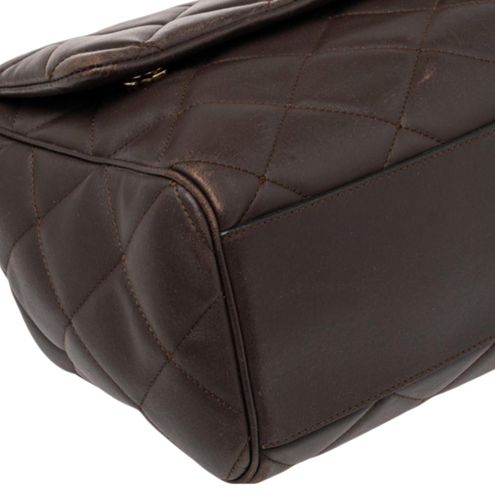 Dolce & Gabbana Brown Quilted Leather Miss Kate Shoulder Bag 1