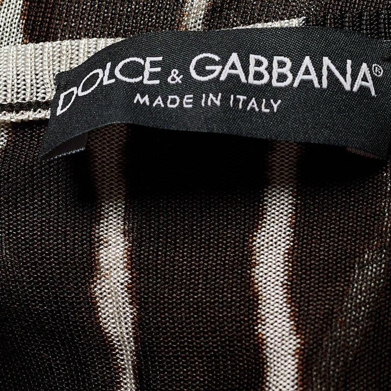 Haut Topshop Tricot Stretch Rayé - Taille M/12 - Manches Longues, Couleurs Multicolores - Neuf Avec étiquettes