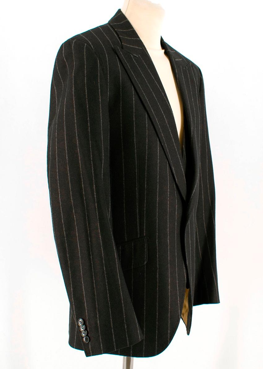 dolce and gabbana pinstripe suit