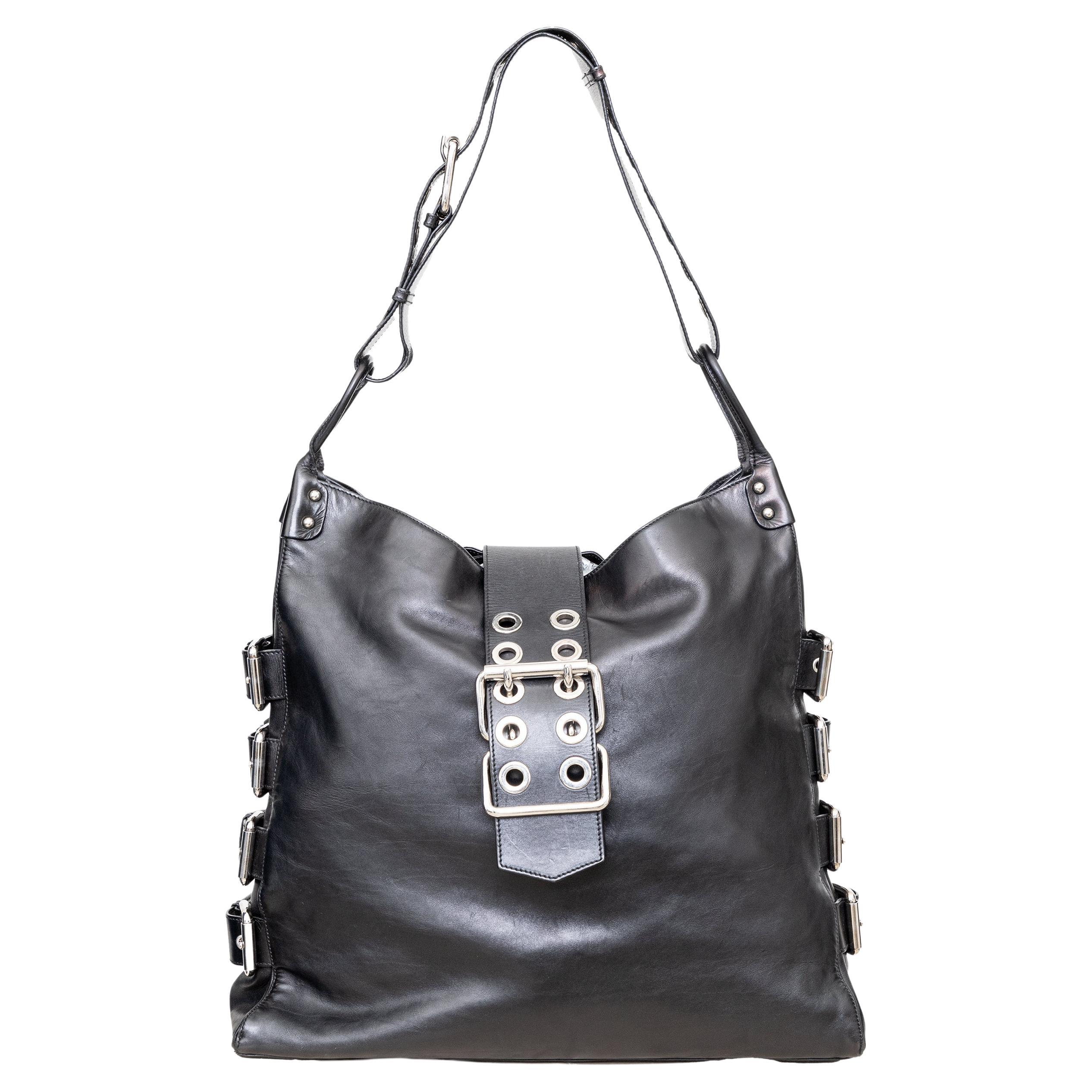 Dolce & Gabbana Buckled Shoulder Bag - '00s For Sale