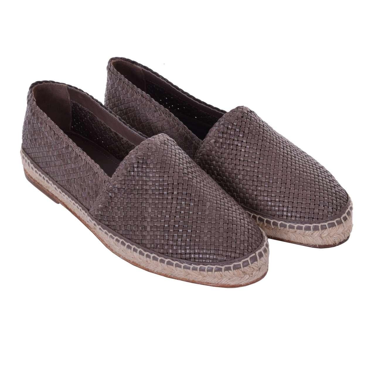Men's Dolce & Gabbana - Buffalo Espadrilles TREMITI Brown For Sale